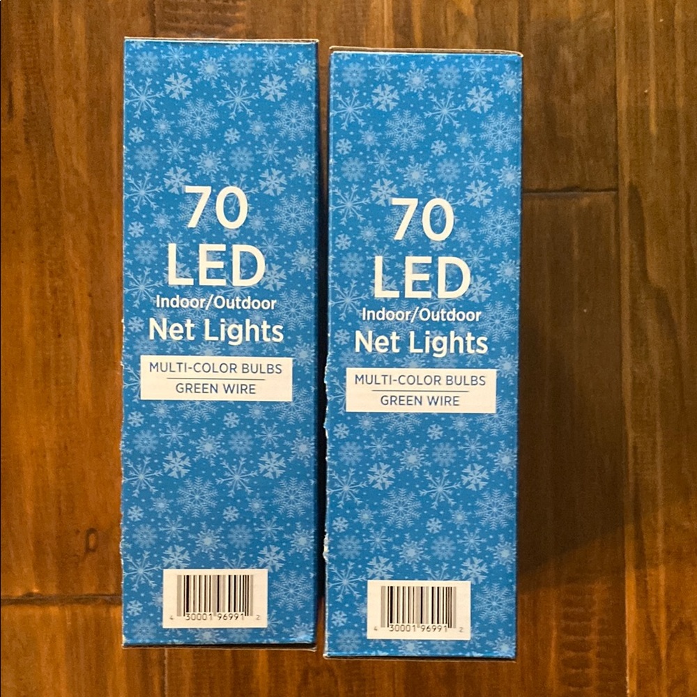 NIB LOT OF 2 Multi-Color LED Net Lights 70 LED by Holiday Style - Picture 3 of 7